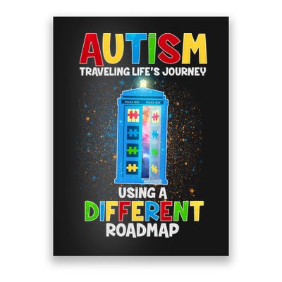 Autism Using a Different Road Map Poster