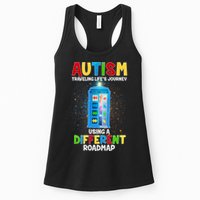 Autism Using a Different Road Map Womens Tank Top