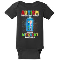 Autism Using a Different Road Map Baby Bodysuit