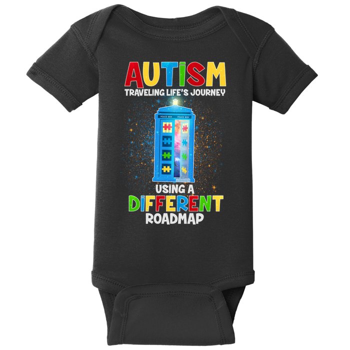 Autism Using a Different Road Map Baby Bodysuit