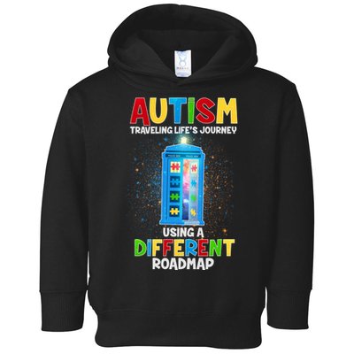 Autism Using a Different Road Map Toddler Hoodie