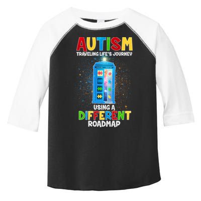 Autism Using a Different Road Map Toddler Fine Jersey T-Shirt