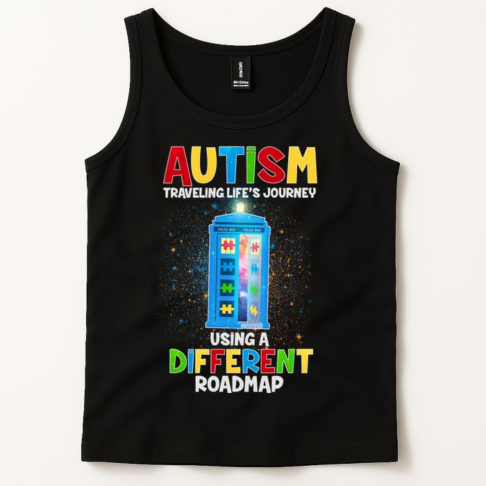 Autism Using a Different Road Map Tank Top