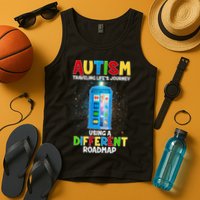 Autism Using a Different Road Map Tank Top