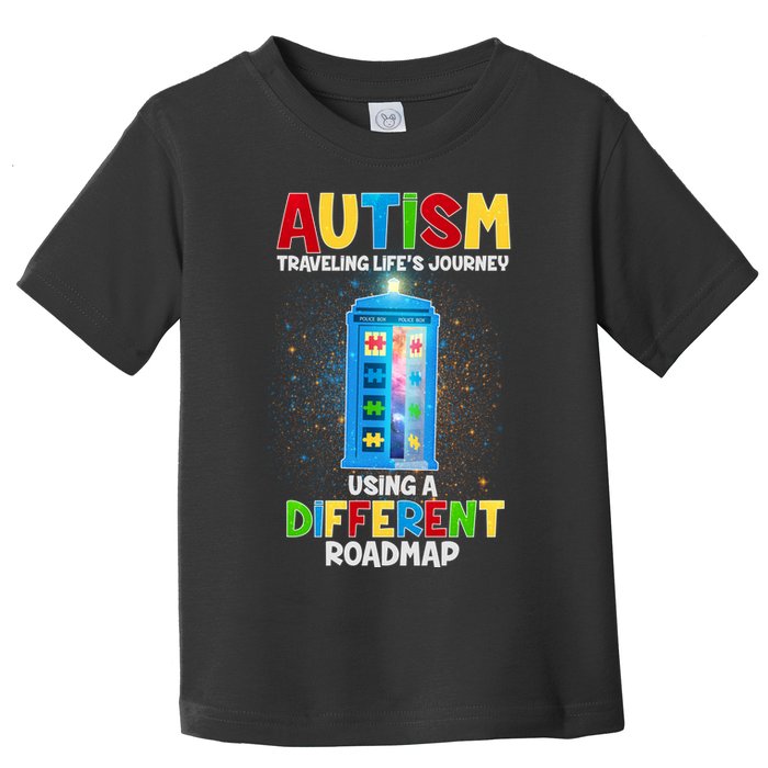 Autism Using a Different Road Map Toddler T-Shirt