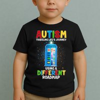 Autism Using a Different Road Map Toddler T-Shirt