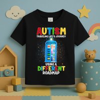 Autism Using a Different Road Map Toddler T-Shirt