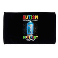 Autism Using a Different Road Map Microfiber Hand Towel