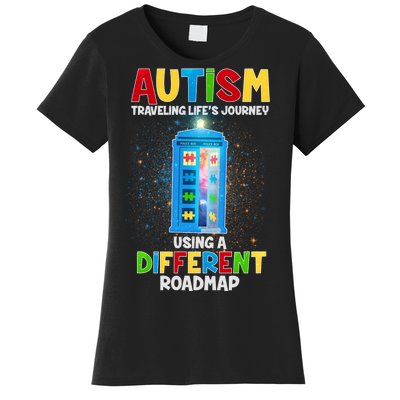 Autism Using a Different Road Map Women's T-Shirt