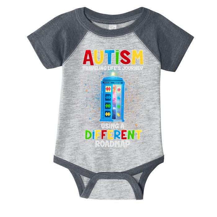 Autism Using a Different Road Map Infant Baby Jersey Bodysuit