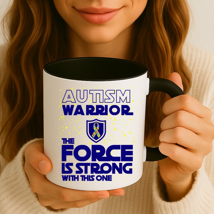 Autism Warrior The Force Is Strong With This One Mug