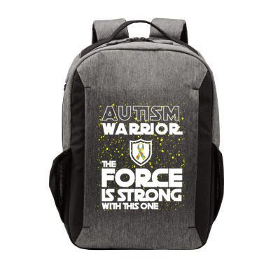 Autism Warrior The Force Is Strong With This One Vector Backpack