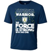 Autism Warrior The Force Is Strong With This One Cooling Performance Crew T-Shirt