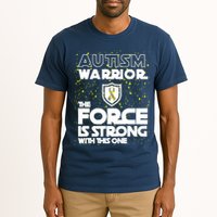 Autism Warrior The Force Is Strong With This One Tall T-Shirt