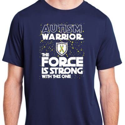 Autism Warrior The Force Is Strong With This One Adult ChromaSoft Performance T-Shirt