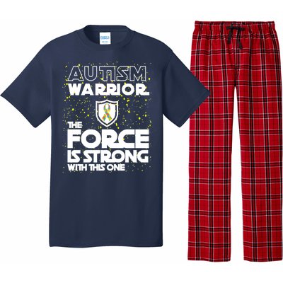 Autism Warrior The Force Is Strong With This One Pajama Set