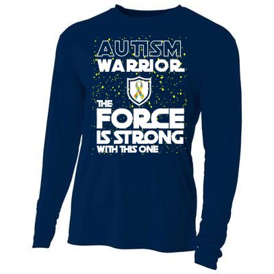 Autism Warrior The Force Is Strong With This One Cooling Performance Long Sleeve Crew