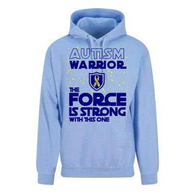 Autism Warrior The Force Is Strong With This One Unisex Surf Hoodie