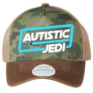 Autistic Jedi Autism Awareness Legacy Tie Dye Trucker Hat