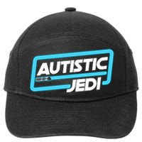 Autistic Jedi Autism Awareness 7-Panel Snapback Hat