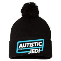 Autistic Jedi Autism Awareness Pom Pom 12in Knit Beanie