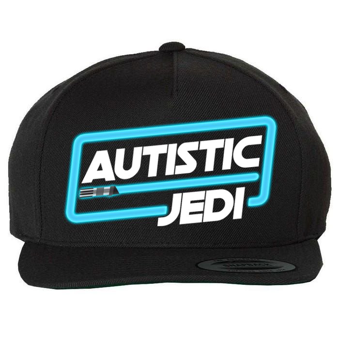 Autistic Jedi Autism Awareness Wool Snapback Cap