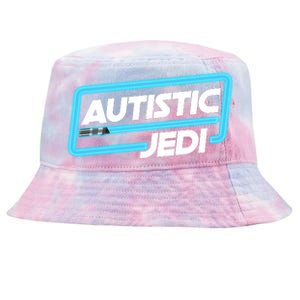 Autistic Jedi Autism Awareness Tie-Dyed Bucket Hat