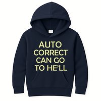 Auto Correct Can Go To He'll (Hell) Kids Hoodie