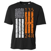 Auto Racing Mechanic Manual USA Flag Cooling Performance Crew T-Shirt