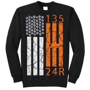 Auto Racing Mechanic Manual USA Flag Sweatshirt