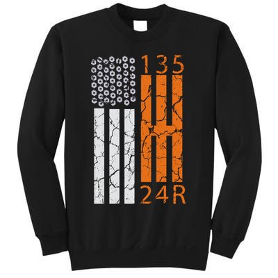 Auto Racing Mechanic Manual USA Flag Sweatshirt