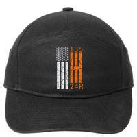 Auto Racing Mechanic Manual USA Flag 7-Panel Snapback Hat