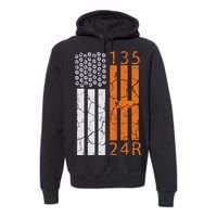 Auto Racing Mechanic Manual USA Flag Premium Hoodie