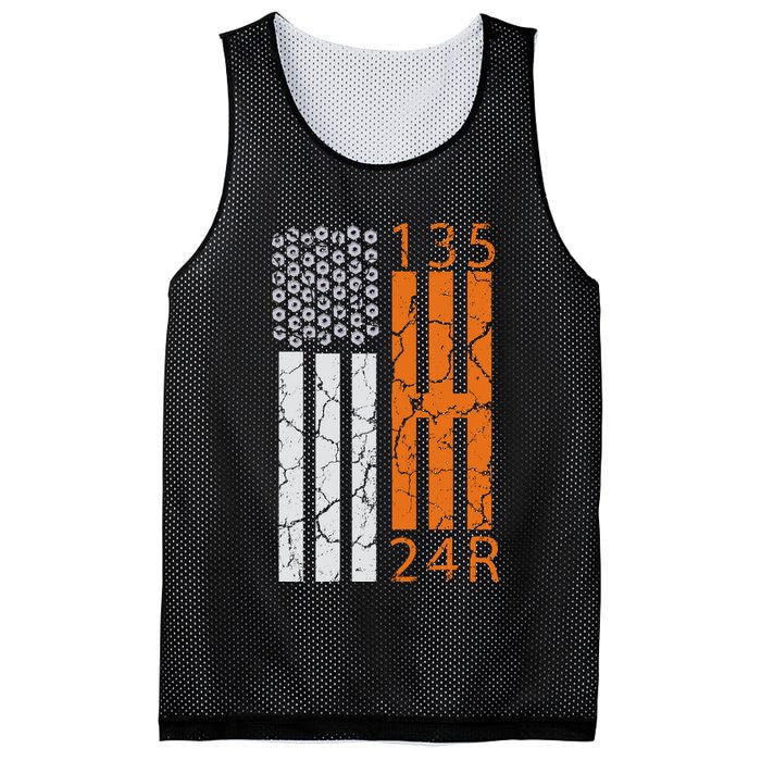 Auto Racing Mechanic Manual USA Flag Mesh Reversible Basketball Jersey Tank