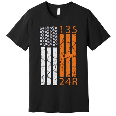 Auto Racing Mechanic Manual USA Flag Premium T-Shirt