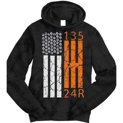 Auto Racing Mechanic Manual USA Flag Tie Dye Hoodie