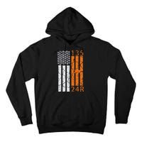 Auto Racing Mechanic Manual USA Flag Tall Hoodie