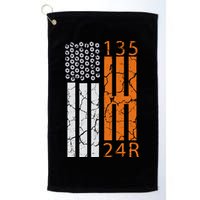 Auto Racing Mechanic Manual USA Flag Golf Towel