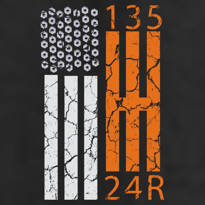 Auto Racing Mechanic Manual USA Flag Golf Towel