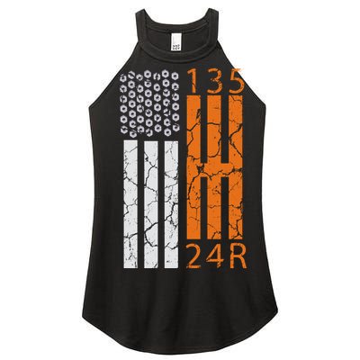 Auto Racing Mechanic Manual USA Flag Women’s Perfect Tri Rocker Tank