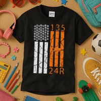 Auto Racing Mechanic Manual USA Flag Kids T-Shirt