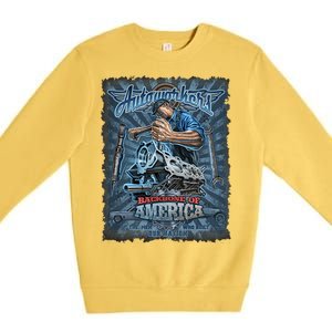 Autoworkers - Backbone of America Premium Crewneck Sweatshirt