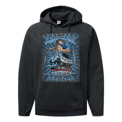 Autoworkers - Backbone of America Performance Fleece Hoodie