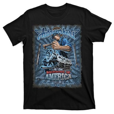 Autoworkers - Backbone of America T-Shirt