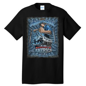 Autoworkers - Backbone of America Tall T-Shirt