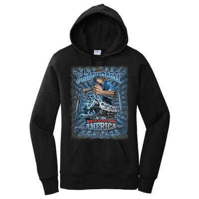 Autoworkers - Backbone of America Women's Pullover Hoodie