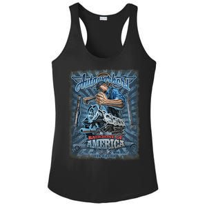 Autoworkers - Backbone of America Ladies PosiCharge Competitor Racerback Tank