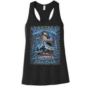 Autoworkers - Backbone of America Women's Racerback Tank