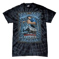 Autoworkers - Backbone of America Tie-Dye T-Shirt