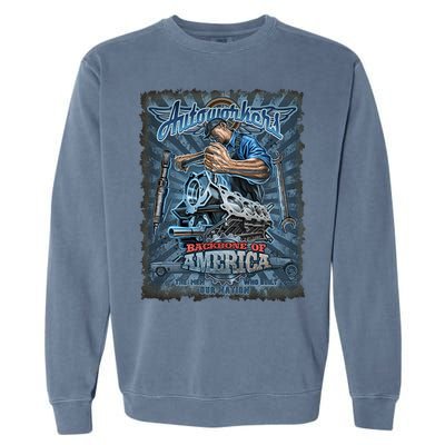 Autoworkers - Backbone of America Garment-Dyed Sweatshirt